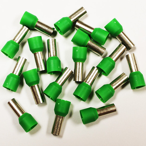 Eclipse 701-041 Green AWG 6 12mm Barrel Wire Ferrule, 100 Pack