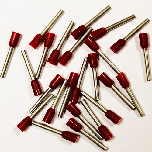 Eclipse 701-033 Red AWG 16 18mm Barrel Wire Ferrule, 200 Pack