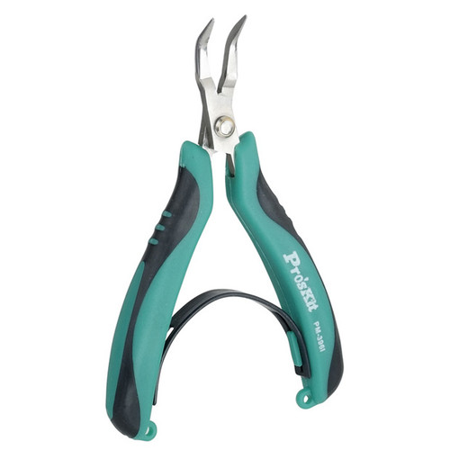 Pro'sKit PM-396I Stainless Bent Nose Pliers