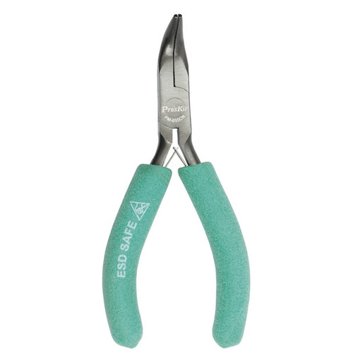 Pro'sKit PM-055CN ESD Safe Cushion Grip Bent Nosed Pliers