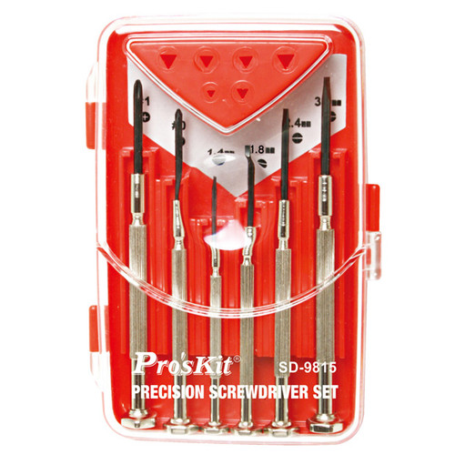 Pro'sKit SD-9815 6-Piece Precision Screwdriver Set