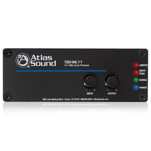 Atlas TSD-ML11 1x1 Mic/Line Preamp