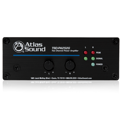 Atlas TSD-PA252G 25W x 2 @ 4 Two-Channel Power Amplifier