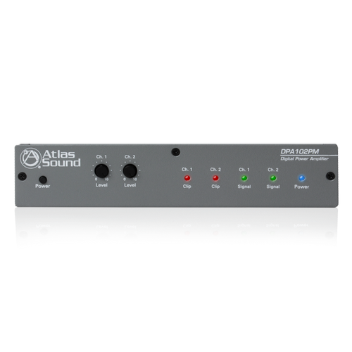 Atlas DPA-102PM 2-Channel x 100-Watt Networkable Pole Mount Power Amplifier
