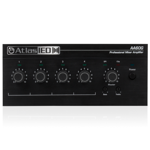Atlas AA60G 4-Input, 60-Watt Mixer Amplifier