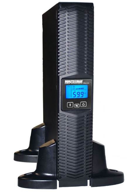 MinuteMan ED3000RTXL2U 3000 VA 8-Outlet On-line Rack/Wall/Tower UPS