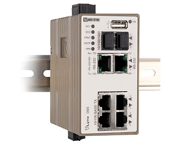 Westermo L108-F2G-S2-12VDC 12-Volt Managed Device Server Switch