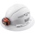 Klein 60407 Vented Full Brim Style Hard Hat & Headlamp