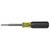 Klein 32559 6-In-1 Extended-Reach Multi-Bit Screwdriver/Nut Driver