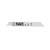 Klein 31734 6" 24 TPI Reciprocating Saw Blades, 5 Pack
