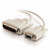 C2G CG02518 6Ft DB9 Female to DB25 Male Serial RS232 Modem Cable