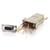 C2G CG02941 RJ45 to DB9 Female Serial RS232 Gray Modular Adapter