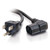 C2G CG03152 6Ft 18 AWG Universal Right Angle Power Cord