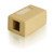 C2G CG03830 1-Port Keystone Jack Ivory Surface Mount Box