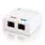C2G CG03837 2-Port Cat5E White Surface Mount Box