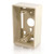 C2G CG03838 Single Gang Ivory Wall Box