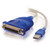 C2G CG16899 6Ft USB to DB25 Parallel Printer Adapter Cable