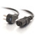 C2G CG27901 3Ft 18 AWG Universal Flat Panel Power Cord