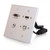 C2G CG39703 HDMI, VGA, 3.5MM & USB Pass Through Double Gang Wall Plate
