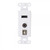C2G CG39873 HDMI, USB & 3.5MM Audio Pass Through Decorative Wall Plate