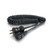 C2G CG48065 6Ft 18 AWG Coiled Hospital Grade Black Power Cord