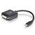C2G CG54311 8" Mini DisplayPort Male to Single Link DVI-D Female Adapter Converter