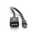 C2G 54422 10Ft Mini DisplayPort Male to HDMI Male Black Adapter Cable