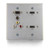 C2G 60143 RapidRun VGA, Stereo Audio, Composite Video & RCA Stereo Audio Double Gang Wall Plate