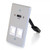 C2G CG60160 HDMI Pass Through Single Gang 2-Keystone Wall Plate