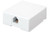 Vanco CMTJ6 Color Mate 6-Conductor Ivory Surface Mount Jack