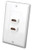 Vanco 120902 Slim Line HDMI Decor Dual Wall Plate