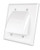 Vanco VANWPBW2B Flat Panel TV Bulk Cable Dual Black Wall Plate