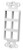 Vanco 820316 Decor Style Multi-Media 6 Port Ivory Wall Plate Insert