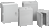 Hoffman A20H2008GQRLP3PT Type 4X Hinge-Cover Enclosure with 3-Point Latch or Quick-Release Latches