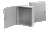 Hoffman A2016AT1PP Type 1 Locking Integrated Perforated Panel Enclosure