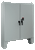 Hoffman A62H4810LP3PT Type 4 Steel Two-Door Enclosure with Floor Stands