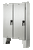 Hoffman A60HX6112SSLPQT Type 4X Stainless Steel General Purpose Two-Door Floor-Mount Disconnect Enclosure