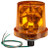 Federal Signal 225X-120A 120VAC Amber Electraray Incandescent Rotating Light