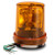 Federal Signal 121SLED-120A 120-240VAC Amber Vitalite Rotating LED Warning Light