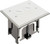 Arlington FLBA101W Non-Metallic Adjustable Floor Box