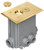 Arlington FLBC101MB Metal-Cover Concrete Floor Box