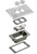 Arlington FLBC101NLTK Concrete Rough-In Floor Box & Trim Kit