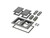 Arlington FLBC8520BL Plastic-Cover Gangable Box Kit
