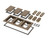 Arlington FLBC8530BR Plastic-Cover Gangable Box Kit