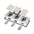 Arlington FLBC8538NL Recessed Gangable Box Kit