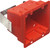 Arlington FSR404RD Non-Metallic & Plated Steel 4x4 Box