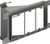 Arlington LVS3 3-Gang Low Voltage Mounting Bracket