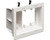 Arlington TVBU507BL Three-Gang Recessed TV Box