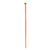 Thomas & Betts L-4-18-3-C Orange Polyamide Cable Ties, 100 Pack