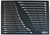 Wiha 30492 31 Piece Combination Wrench Tray Set - SAE and Metric